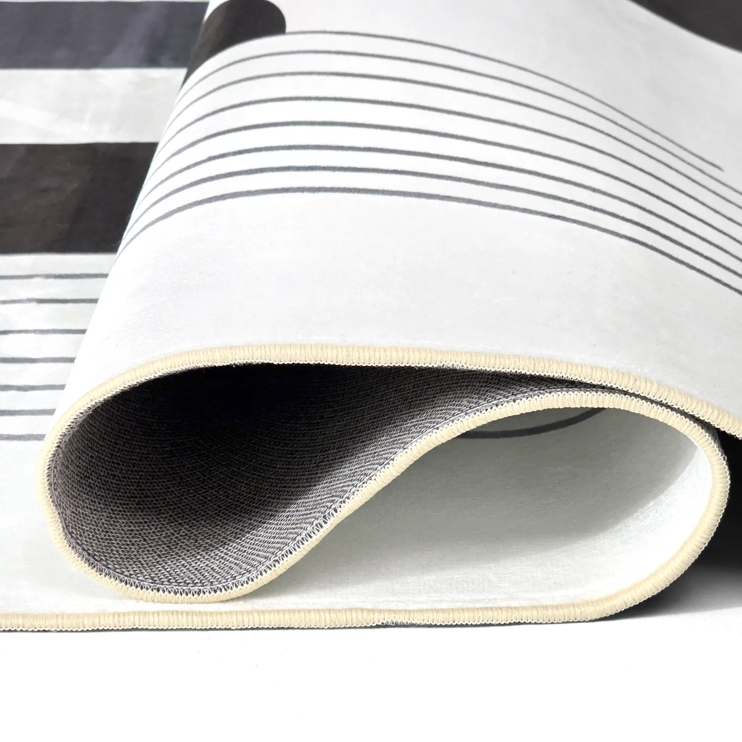 Wilton-Teppich - Delft (weiß/grau/schwarz)