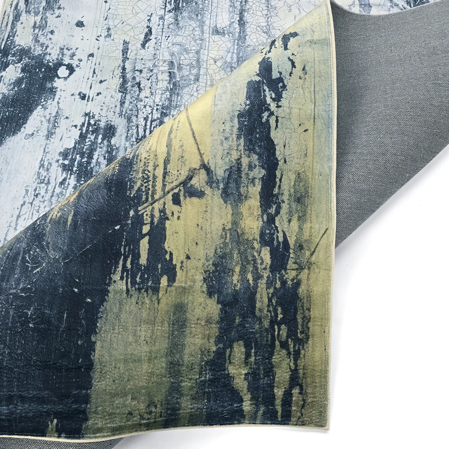 Wilton-Teppich - Dolmio (schwarz/gelb)