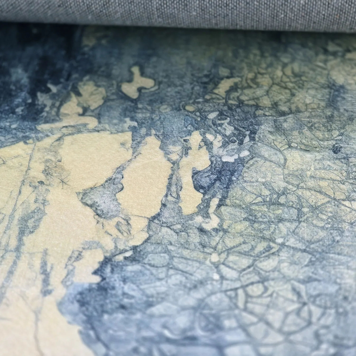 Wilton-Teppich - Dolmio (schwarz/gelb)