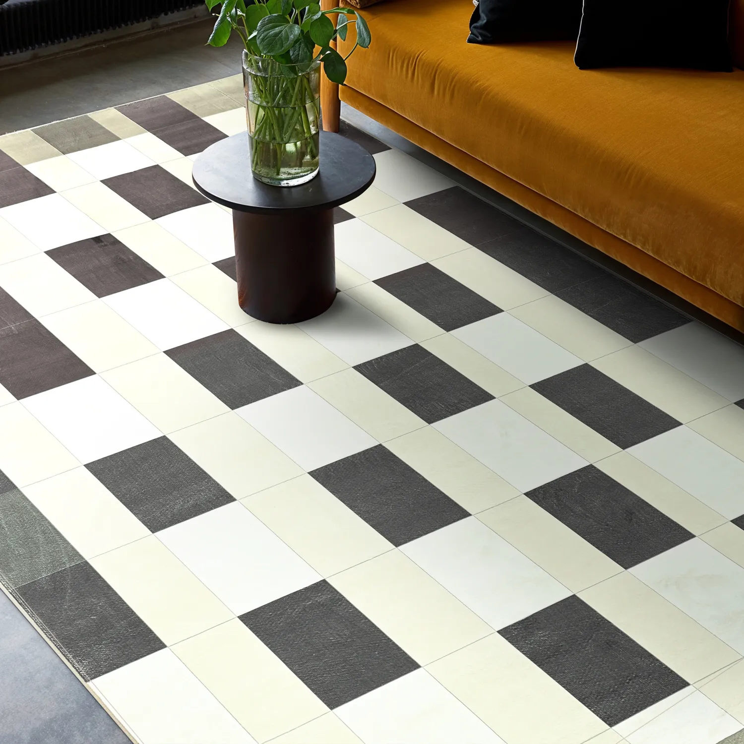 Wilton-Teppich - Ferro (braun/creme)