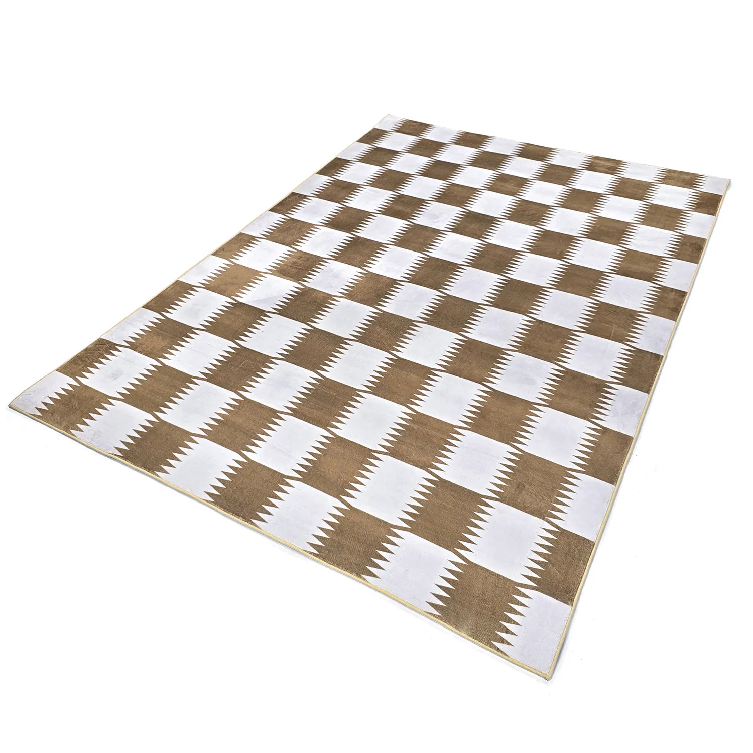 Tapis Wilton - Gobi (marron/blanc)
