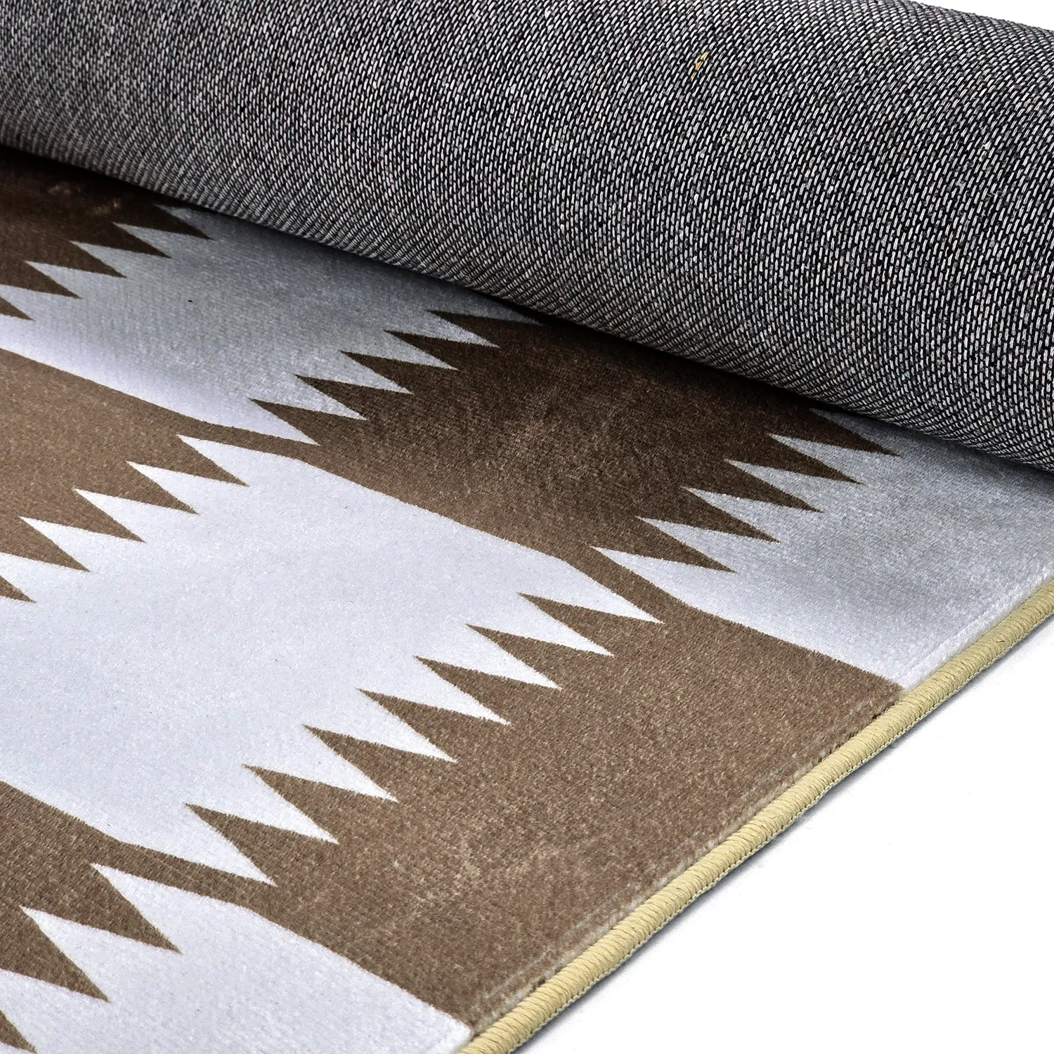 Tapis Wilton - Gobi (marron/blanc)