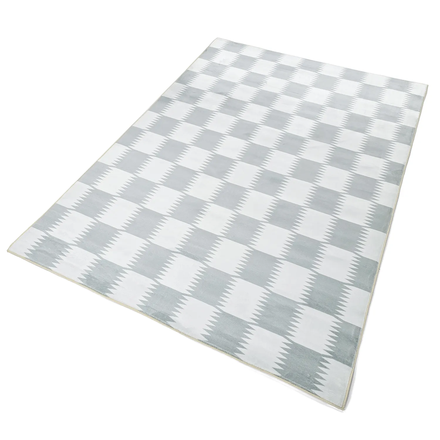 Wilton-Teppich - Gobi (grau/weiß)