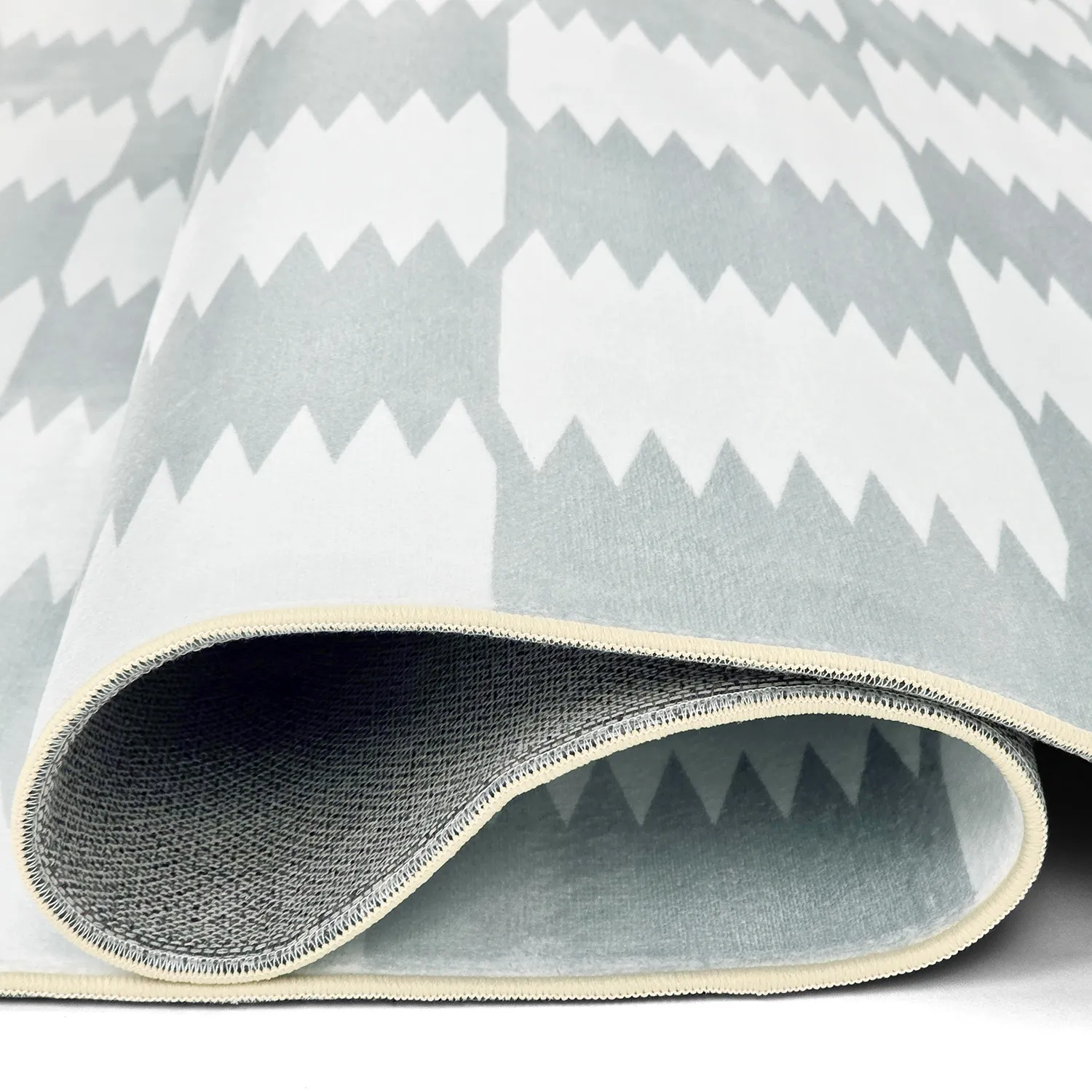 Wilton-Teppich - Gobi (grau/weiß)