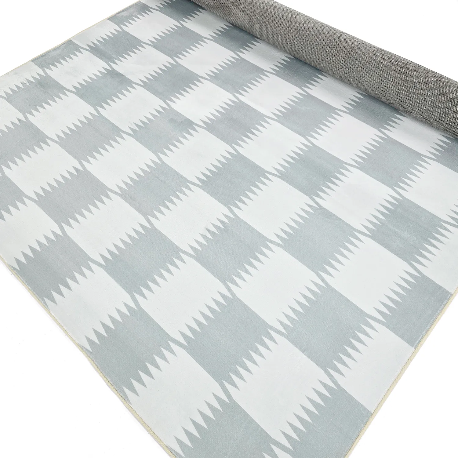 Wilton-Teppich - Gobi (grau/weiß)