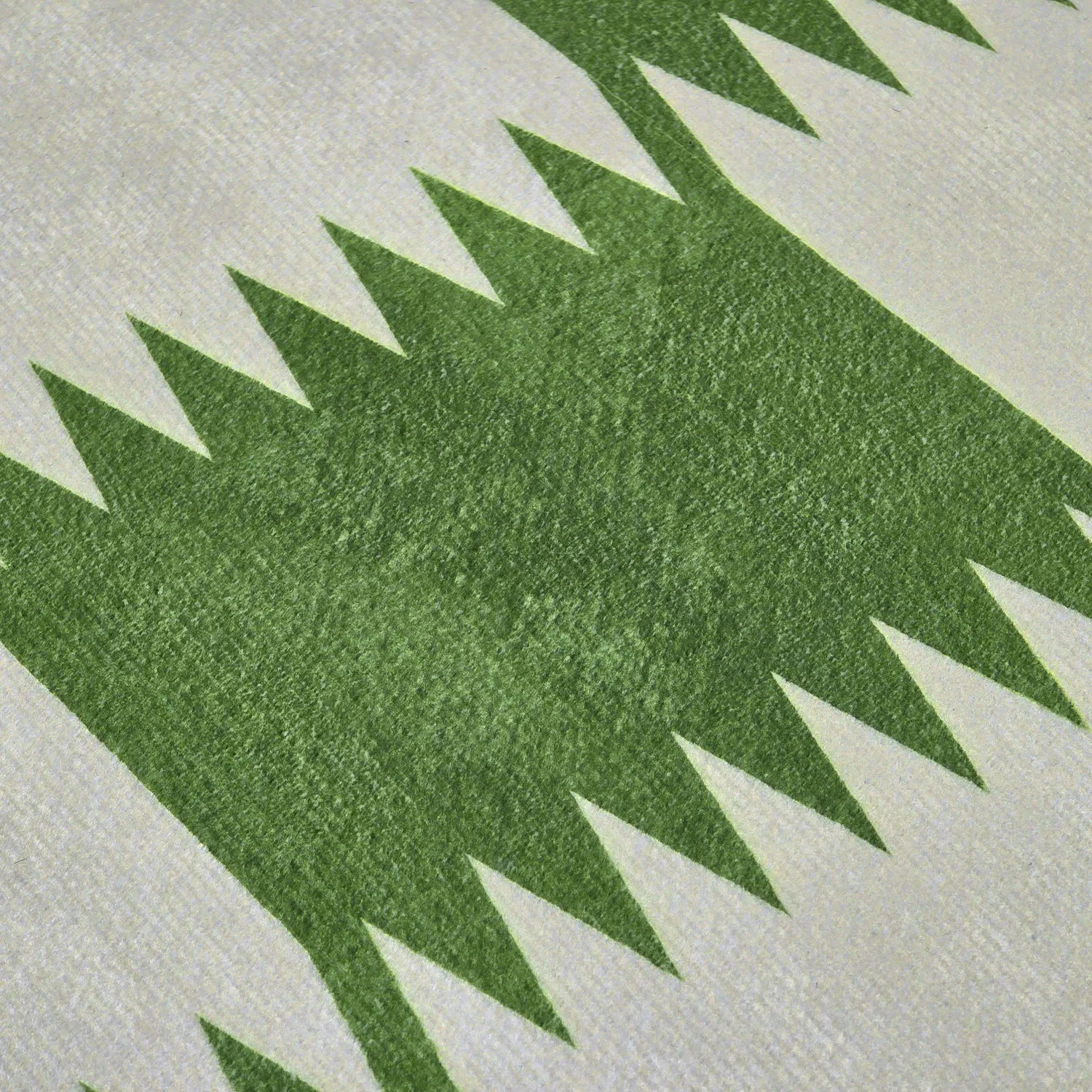 Wilton-Teppich - Gobi (grün/weiß)