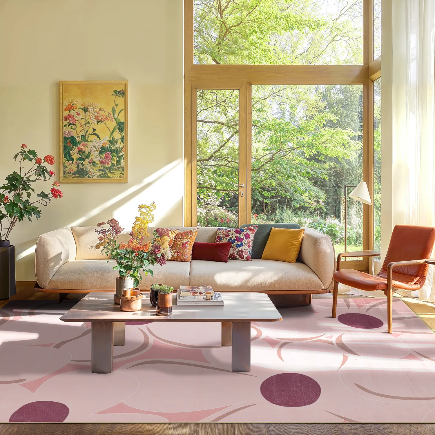 Tapis Wilton - Honfleur (rose/multi)