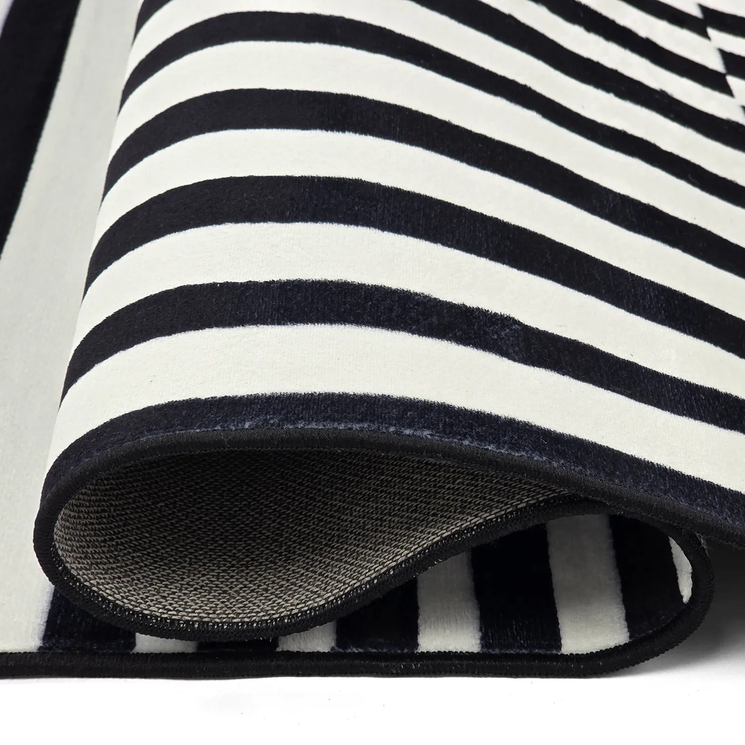 Wilton-Teppich - Joma (schwarz/weiß)