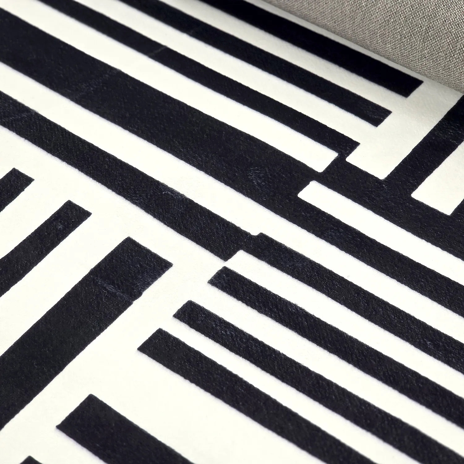 Wilton-Teppich - Joma (schwarz/weiß)