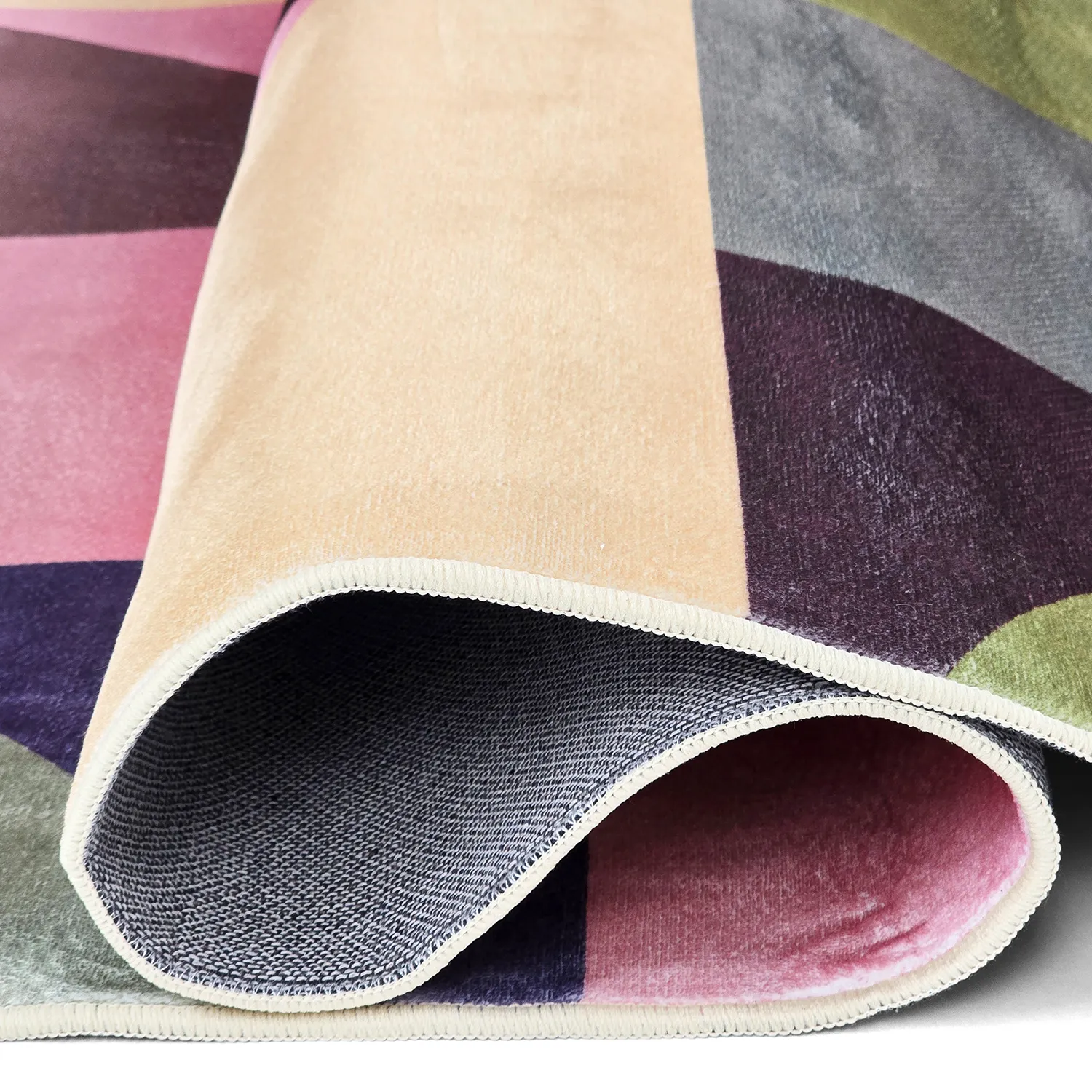 Wilton-Teppich - Kalami (rosa/mehrfarbig)