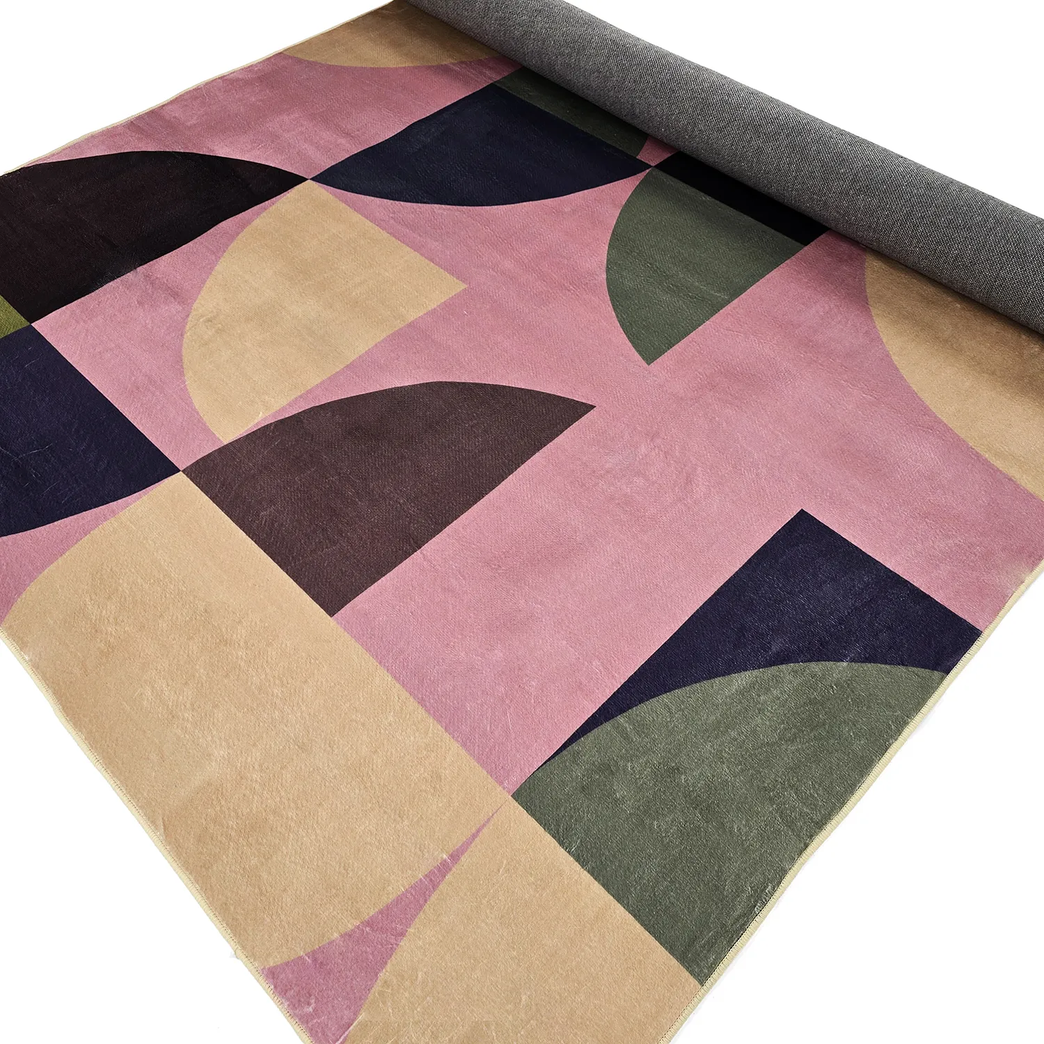 Wilton-Teppich - Kalami (rosa/mehrfarbig)