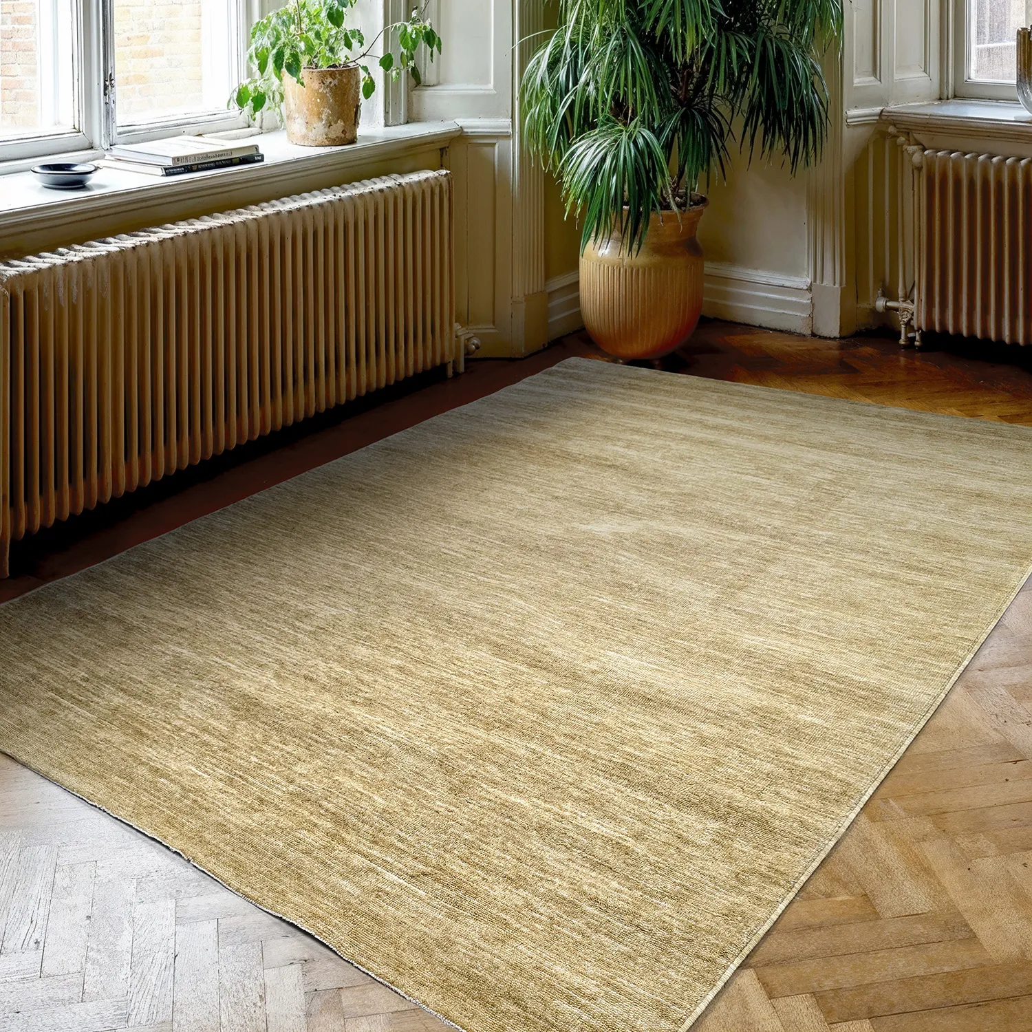 Wilton-Teppich - Kither (gelb)