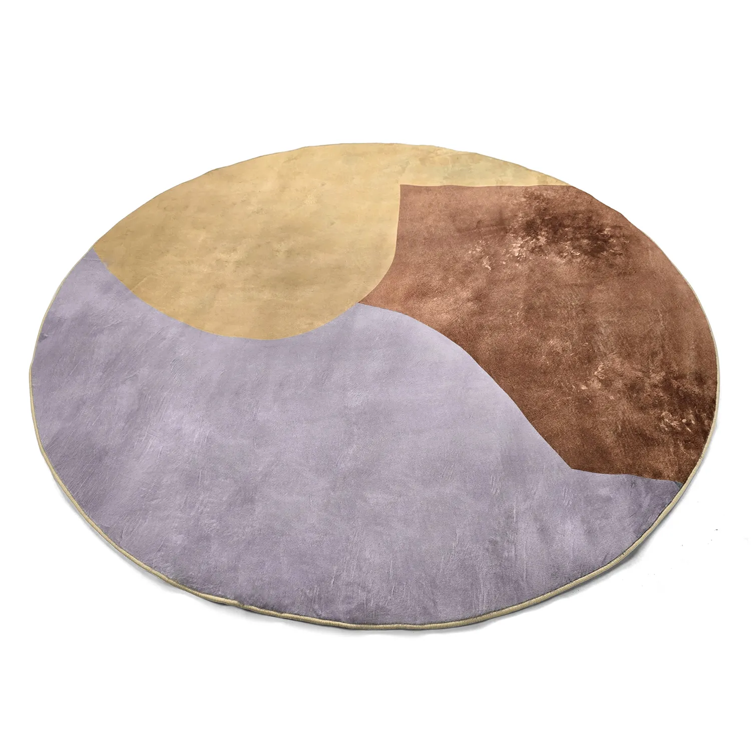 Rund Teppich - Lazio (sekt)