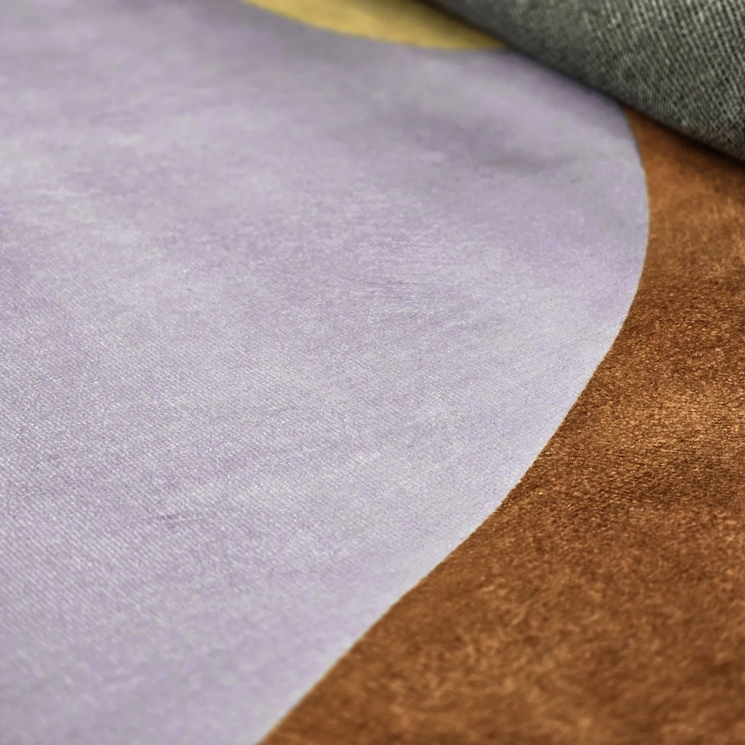 Rund Teppich - Lazio (sekt)