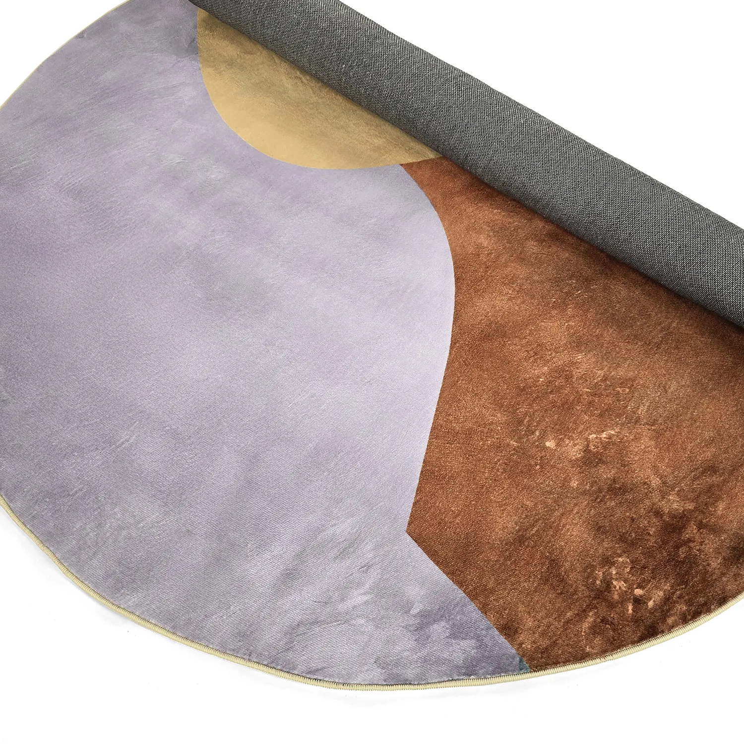 Rund Teppich - Lazio (sekt)