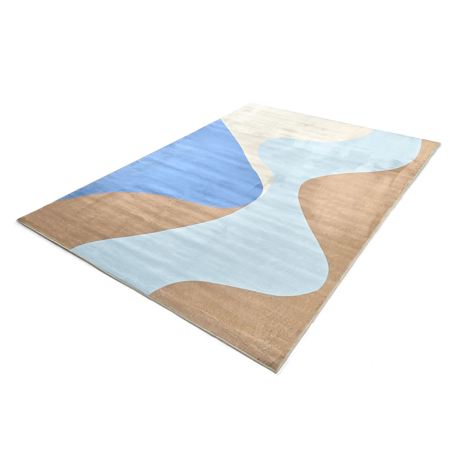 Tapis Wilton - Leiden (bleu/marron)