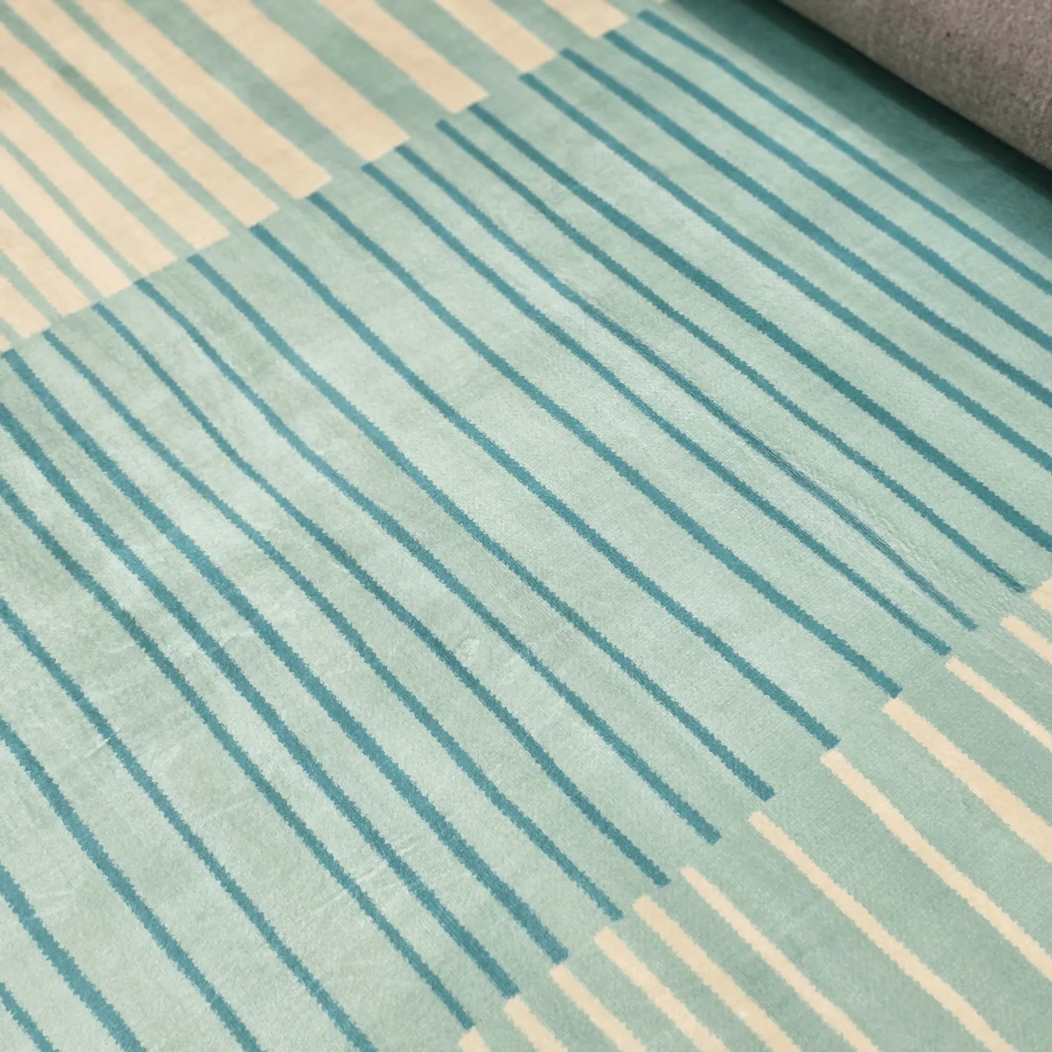 Wilton-Teppich - Lorne (türkis)