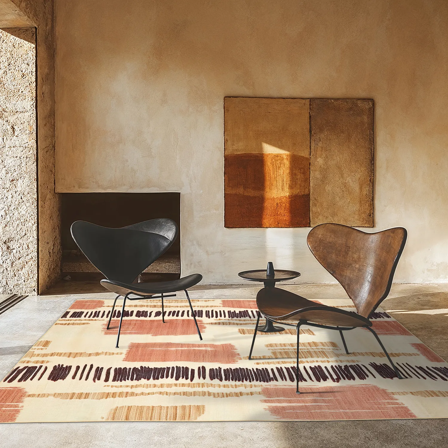 Wilton-Teppich - Lucerne (rosa/mehrfarbig)