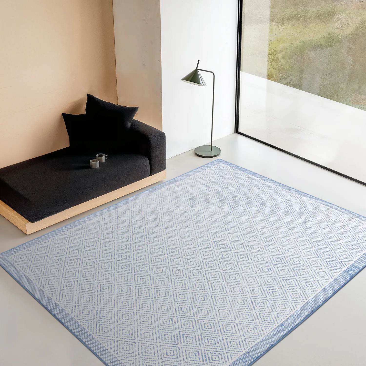 Teppich für innen und außen - Monsaraz (blau)