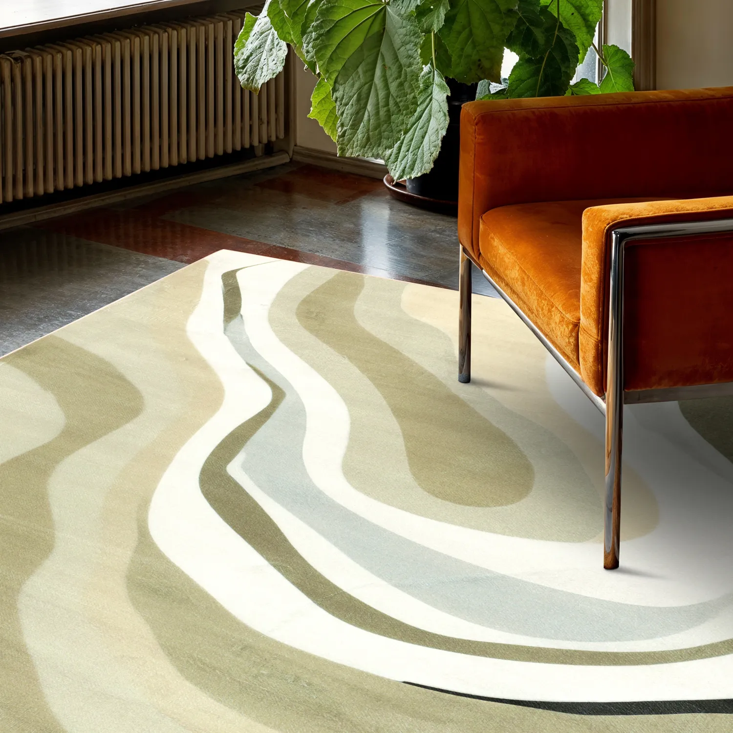 Wilton-Teppich - Mudgee (beige/mehrfarbig)