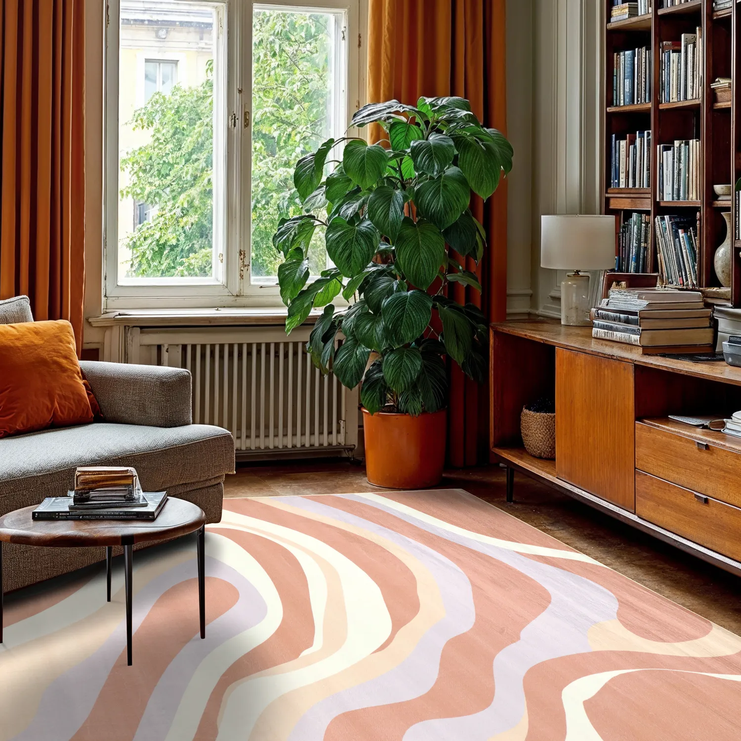 Wilton-Teppich - Mudgee (rosa/mehrfarbig)