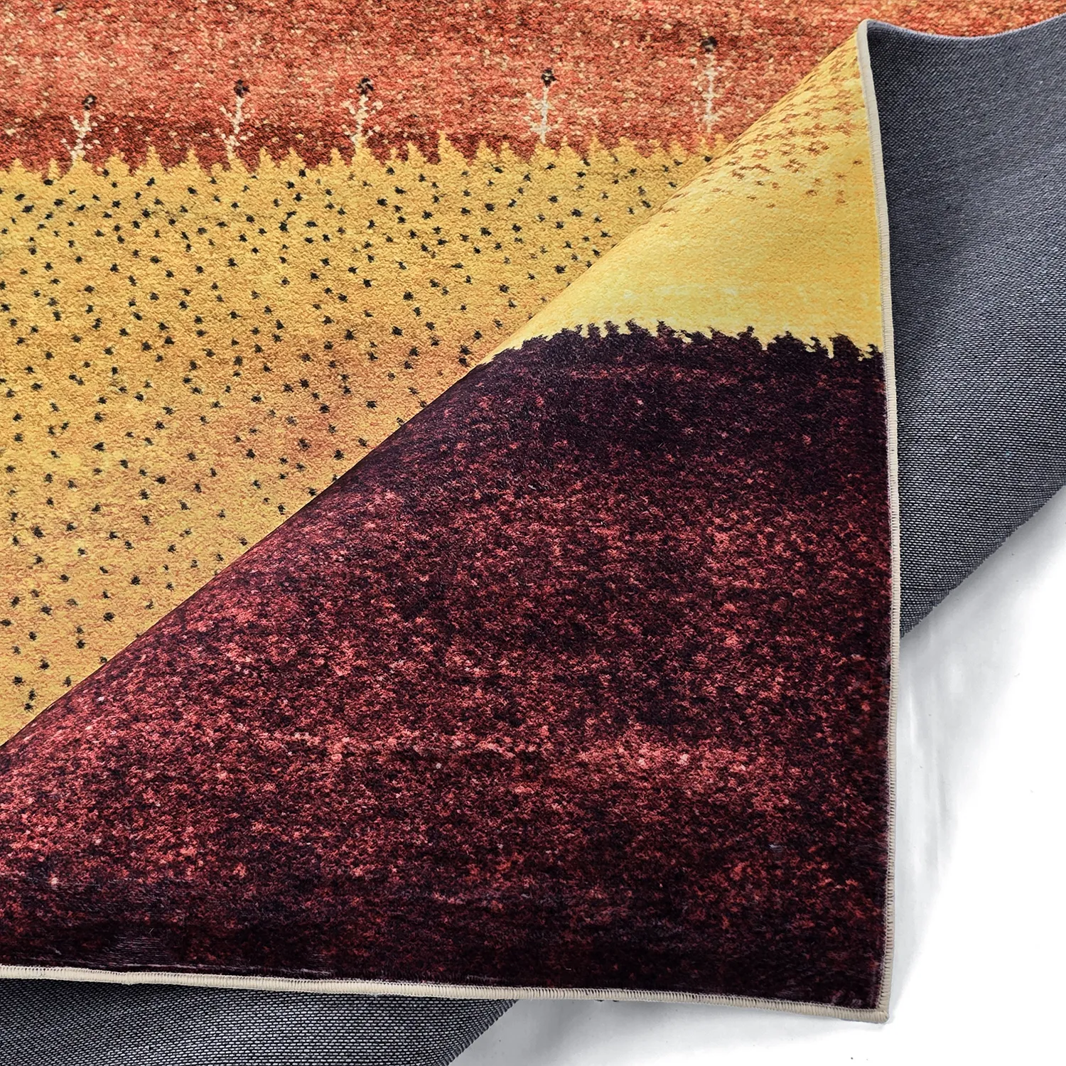 Wilton-Teppich - Oia (rot/mehrfarbig)