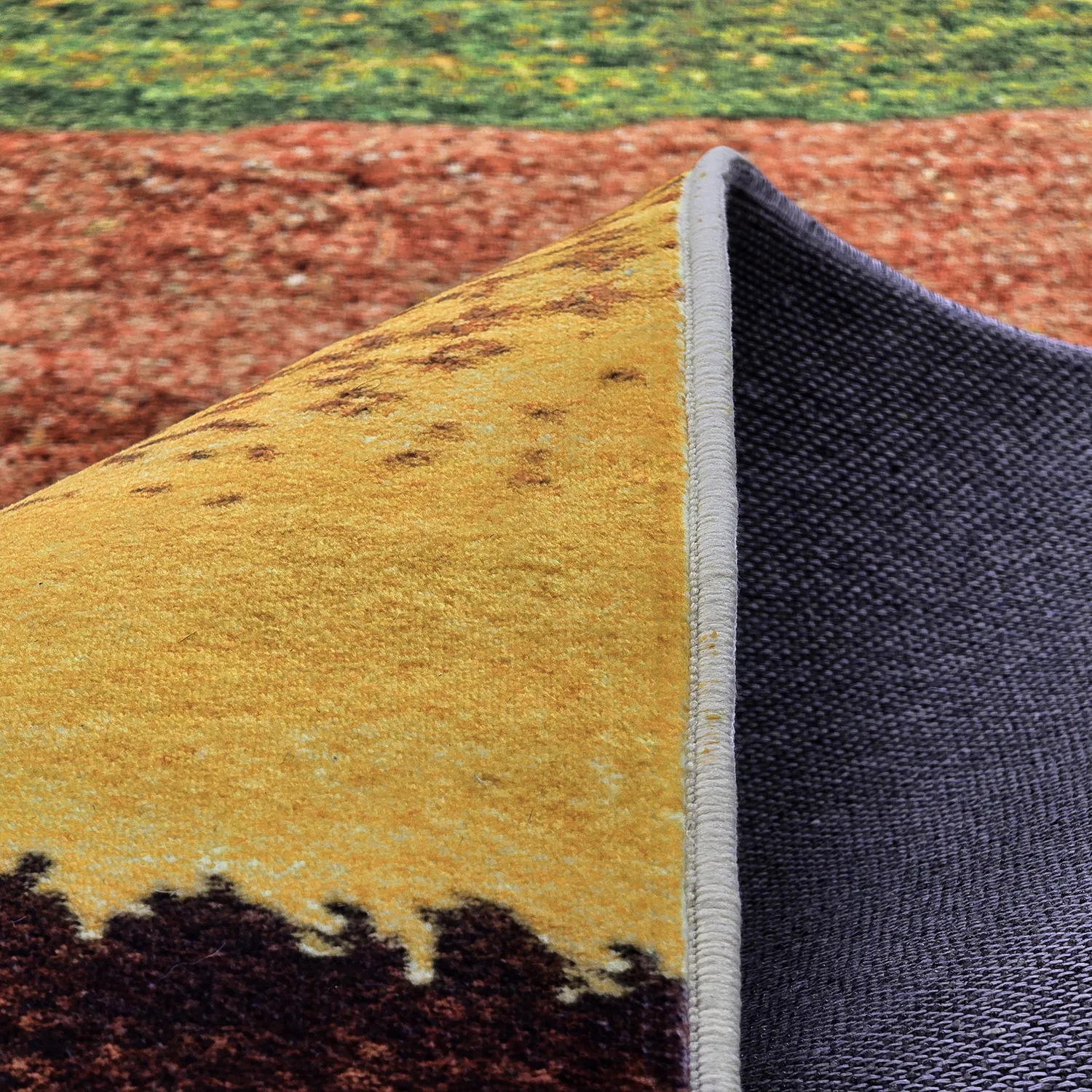 Wilton-Teppich - Oia (rot/mehrfarbig)