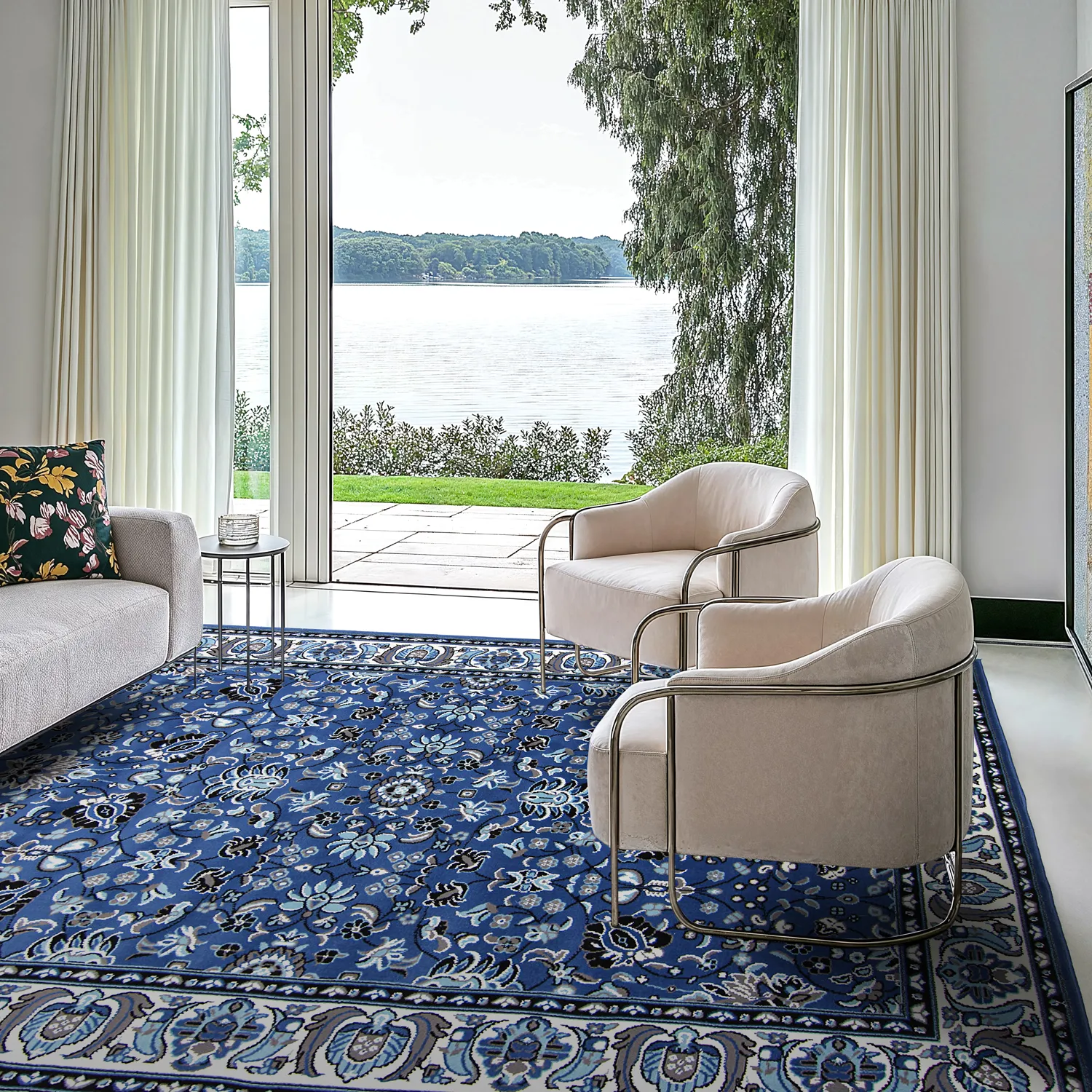 Wilton-Teppich - Peking Imperial (blau)