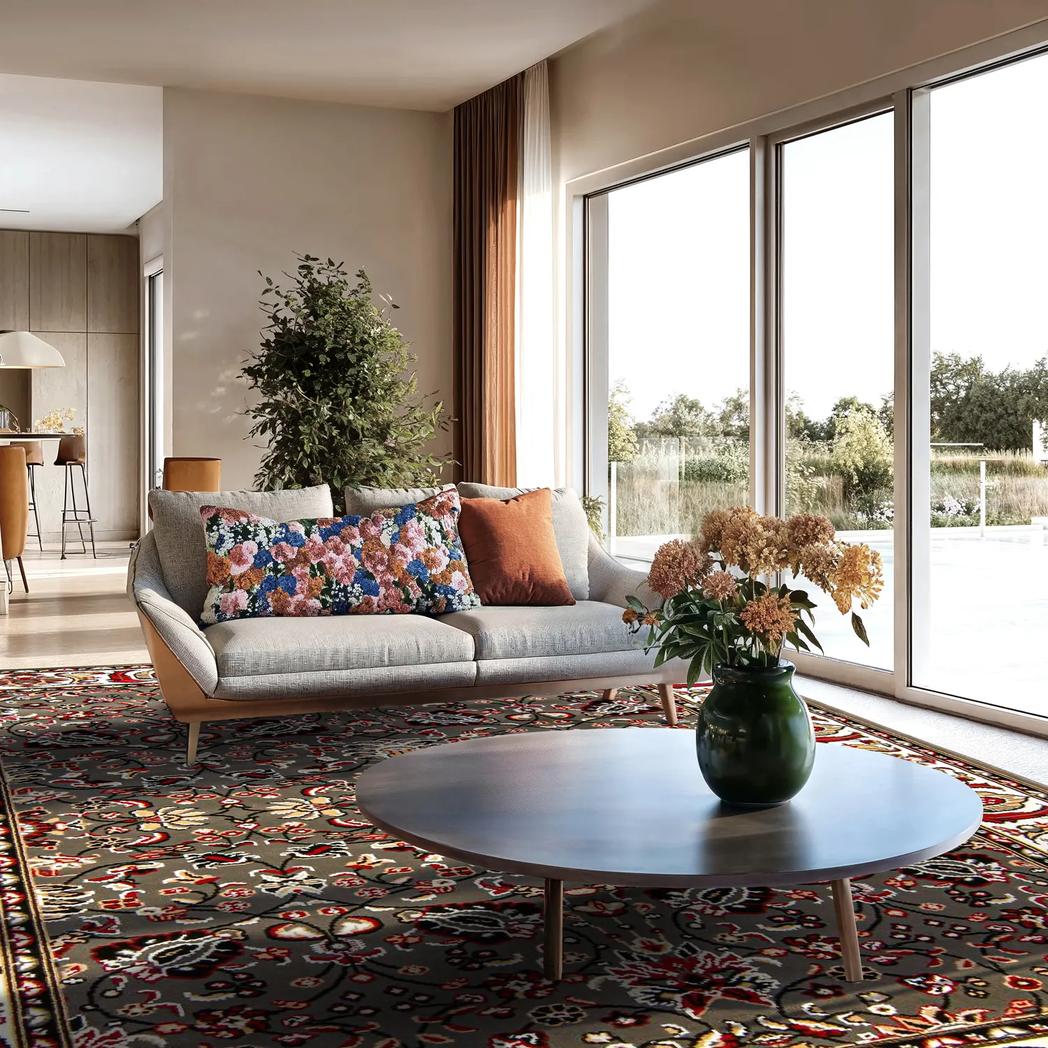 Wilton-Teppich - Peking Imperial (grau)