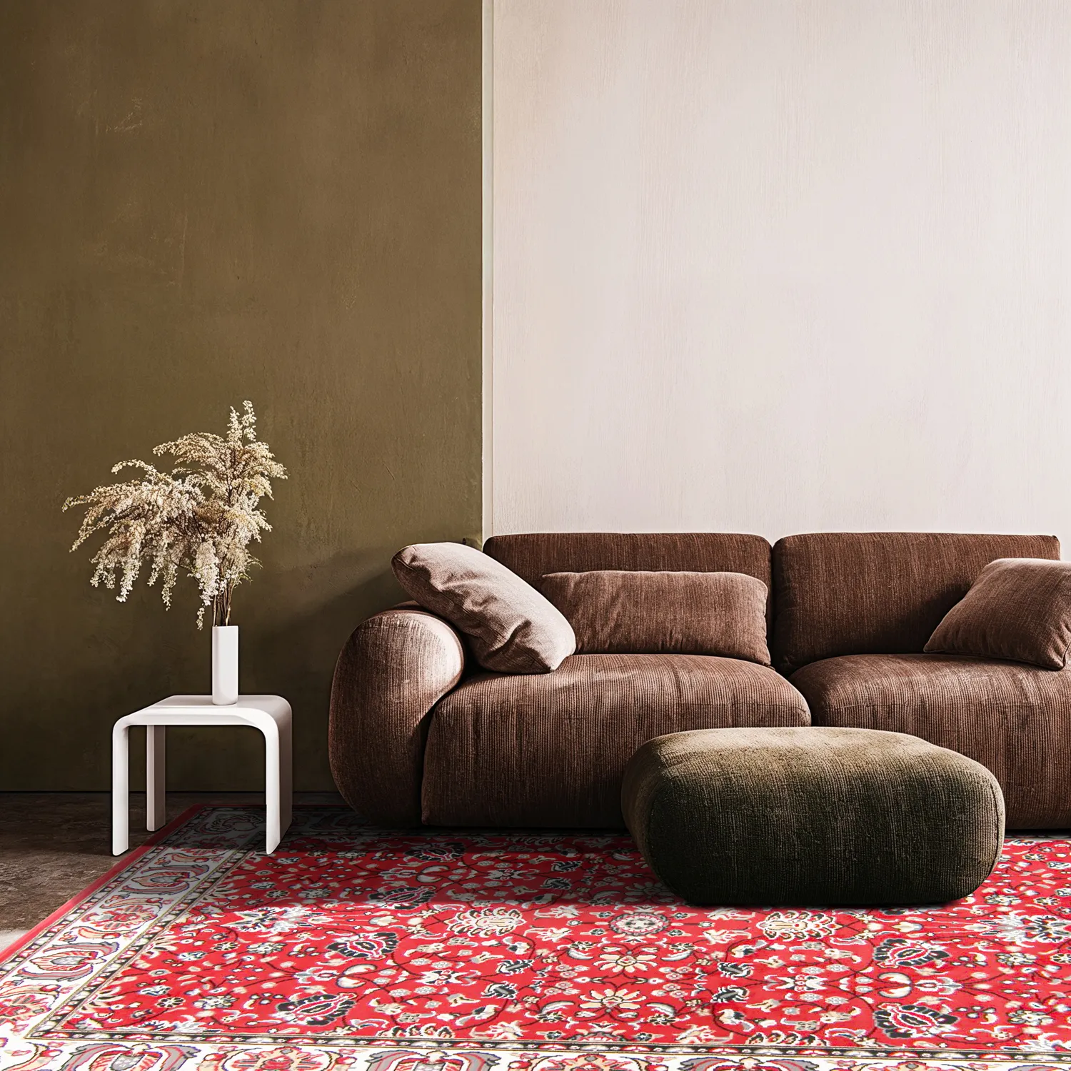 Tapis Wilton - Peking Imperial (rouge)