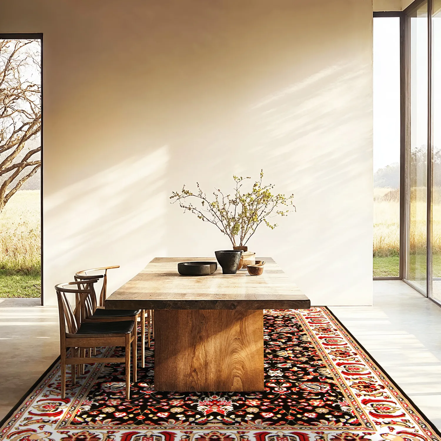 Wilton-Teppich - Peking Imperial (schwarz)