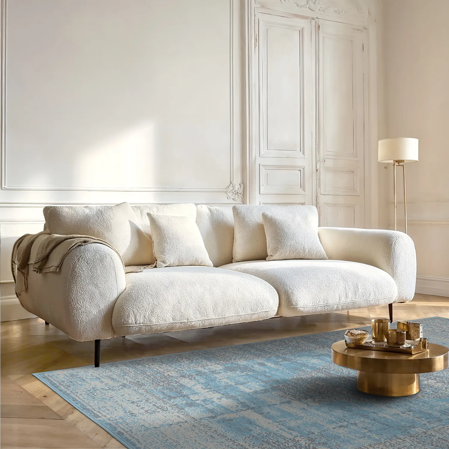 Wilton-Teppich - Peking Royal (Türkis)