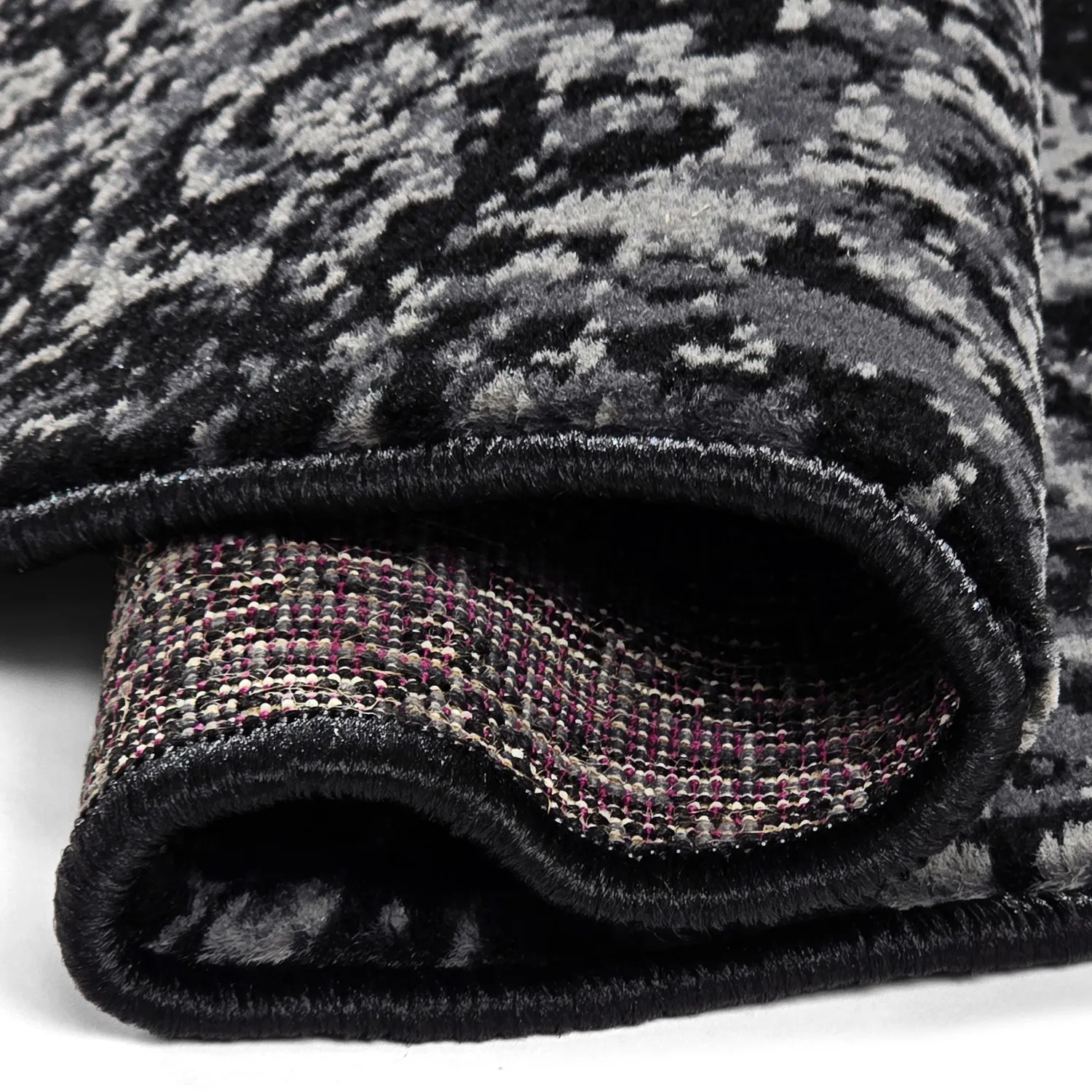 Rund Teppich - Peking (schwarz)