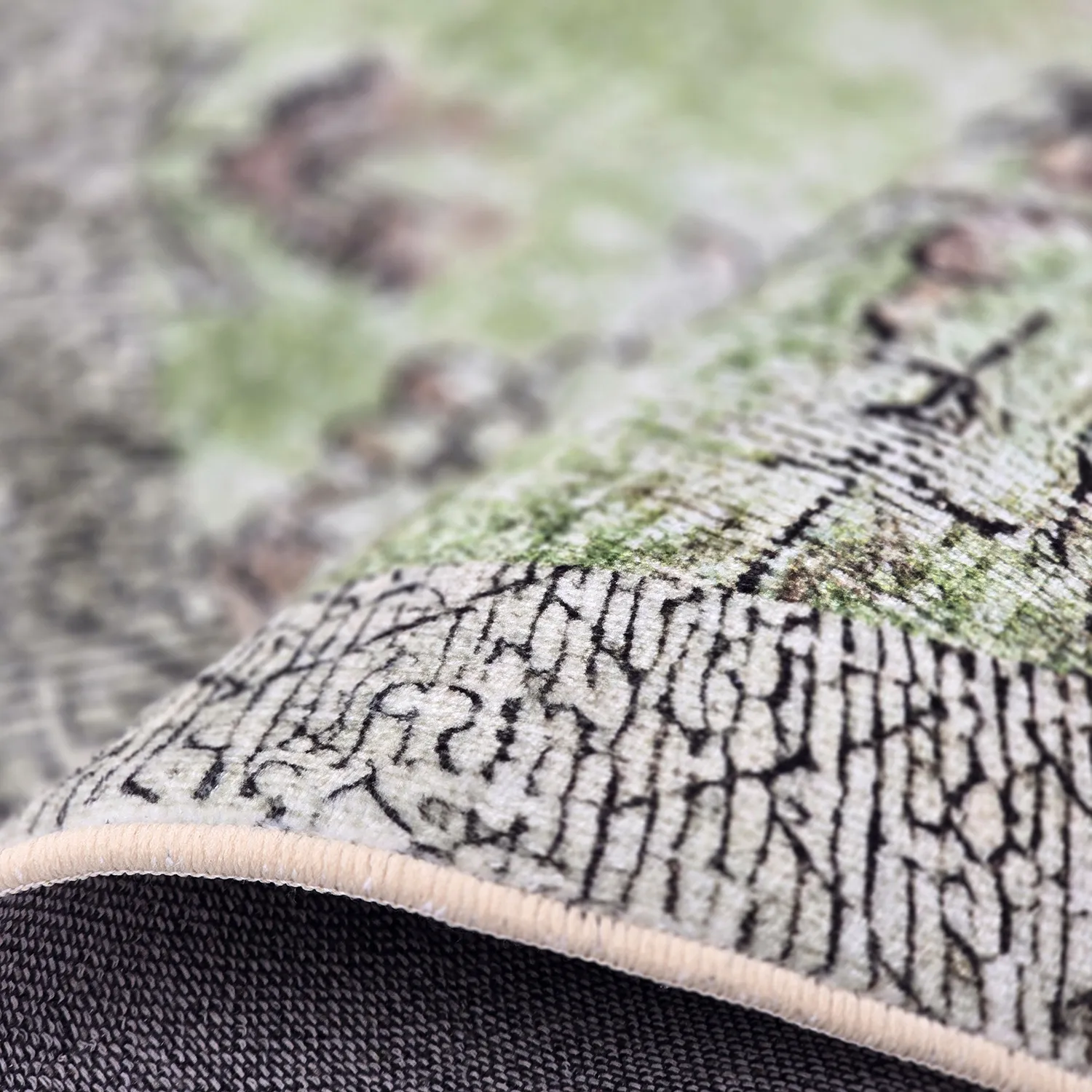 Rund Teppich - Rosalie (grün)