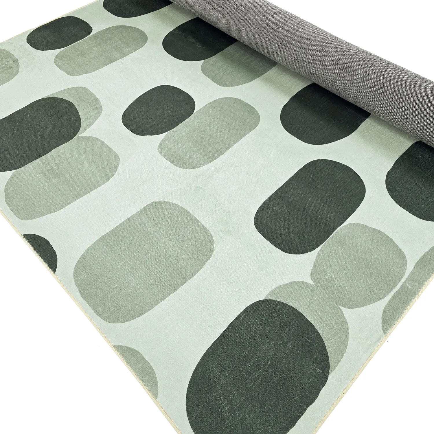 Wilton-Teppich - Sapa (grün/grau)