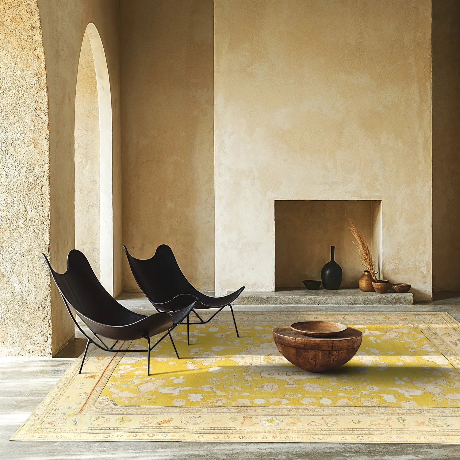 Tapis Wilton - Siwa (jaune)