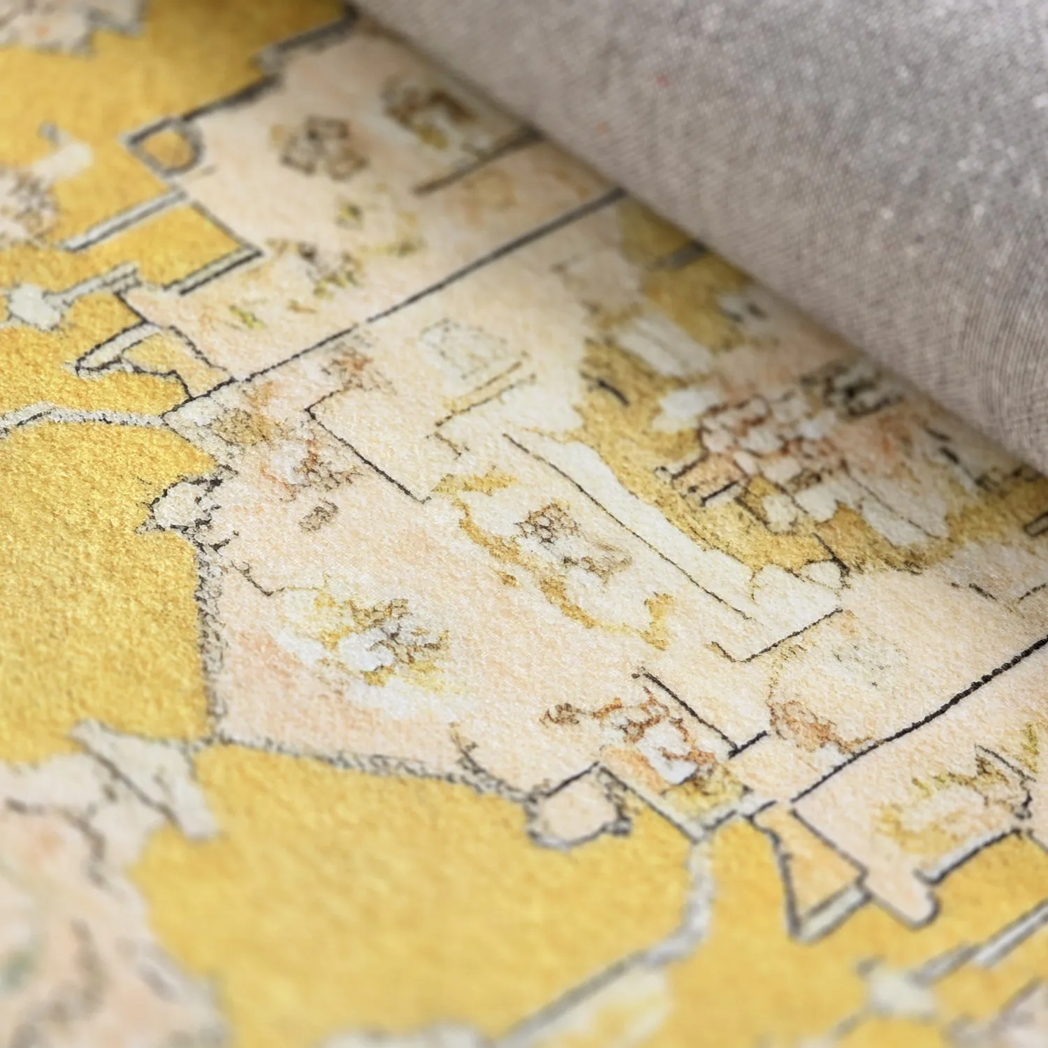 Tapis Wilton - Siwa (jaune)