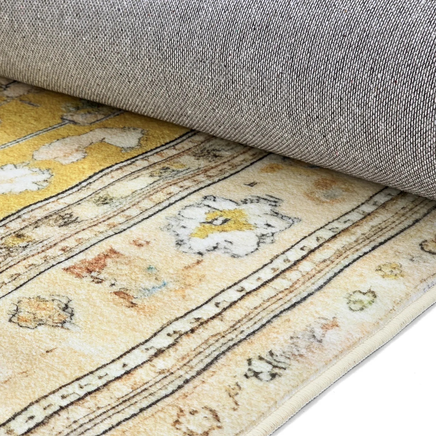 Tapis Wilton - Siwa (jaune)