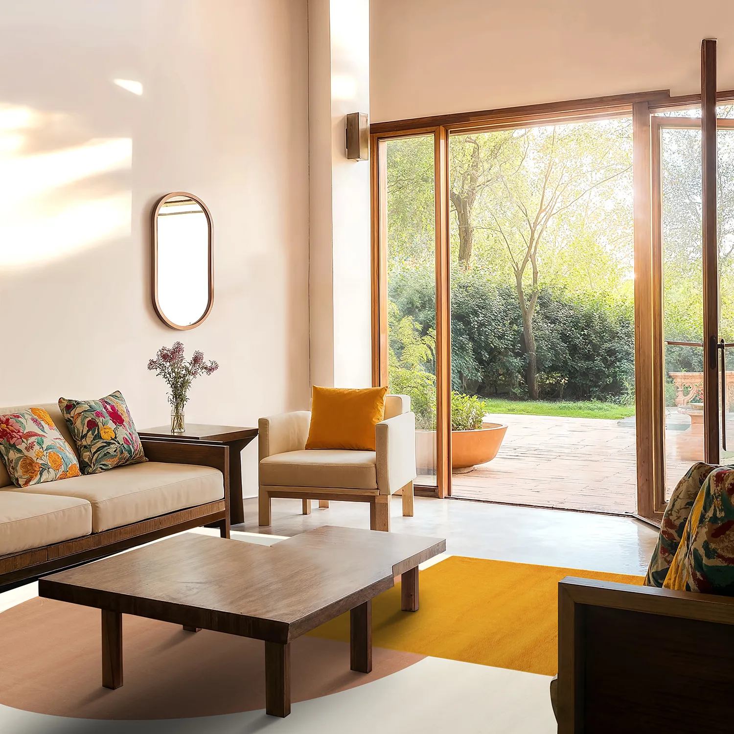 Wilton-Teppich - Taos (beige/mehrfarbig)