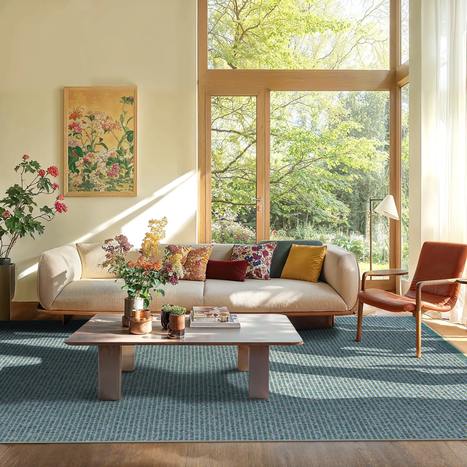 Teppich für innen und außen - Tromsø (grün)