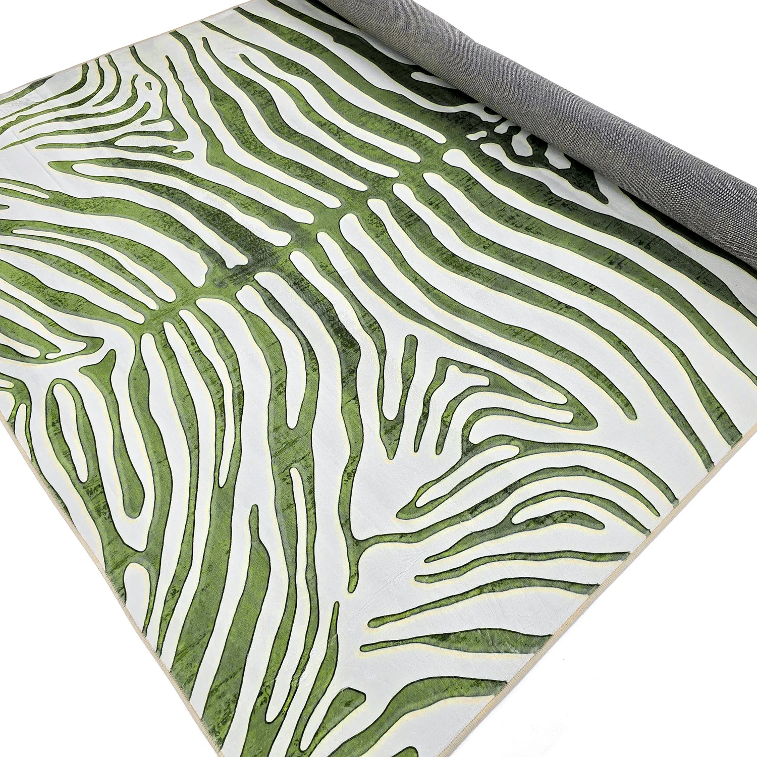 Tapis Wilton - Zebra (vert)