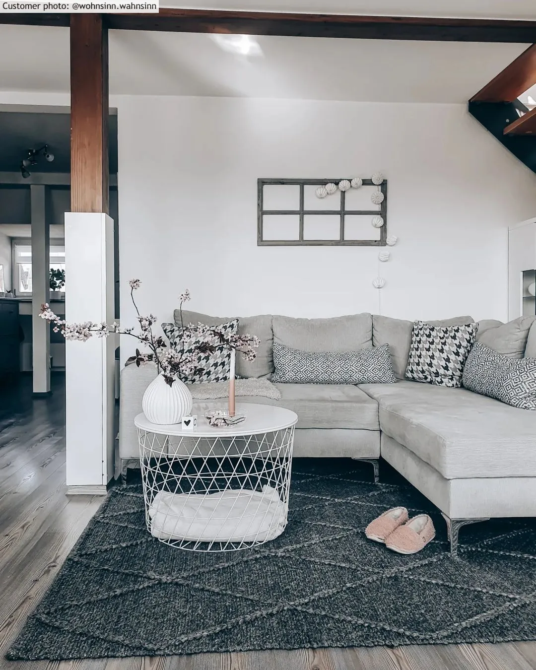 Wollteppich - Rut (Dunkelgrau)