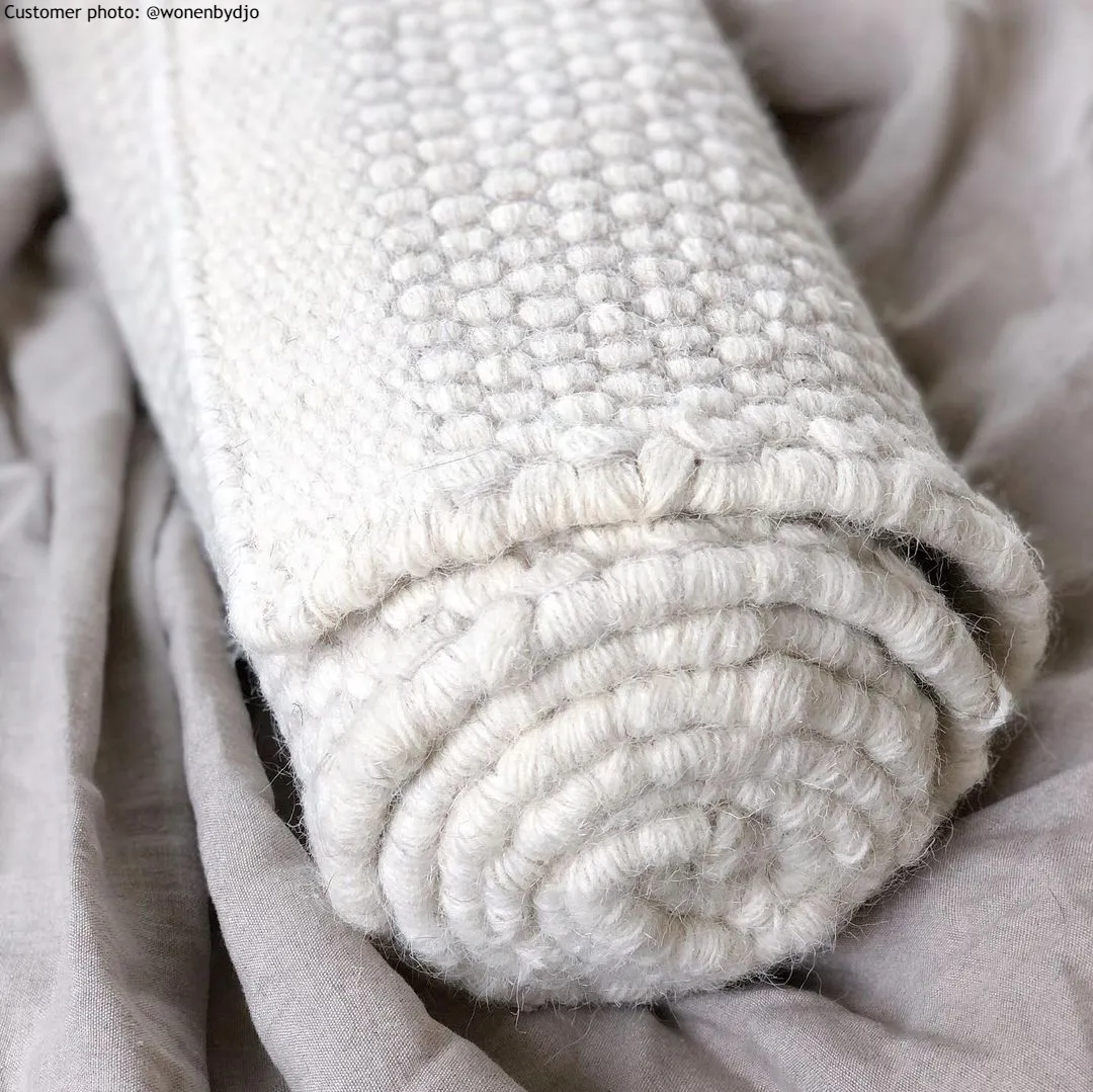 Wollteppich - Coastal (weiß)