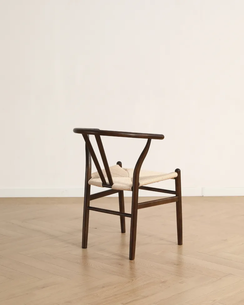 Chaise - Alta (noyer/beige) - 2 pièces