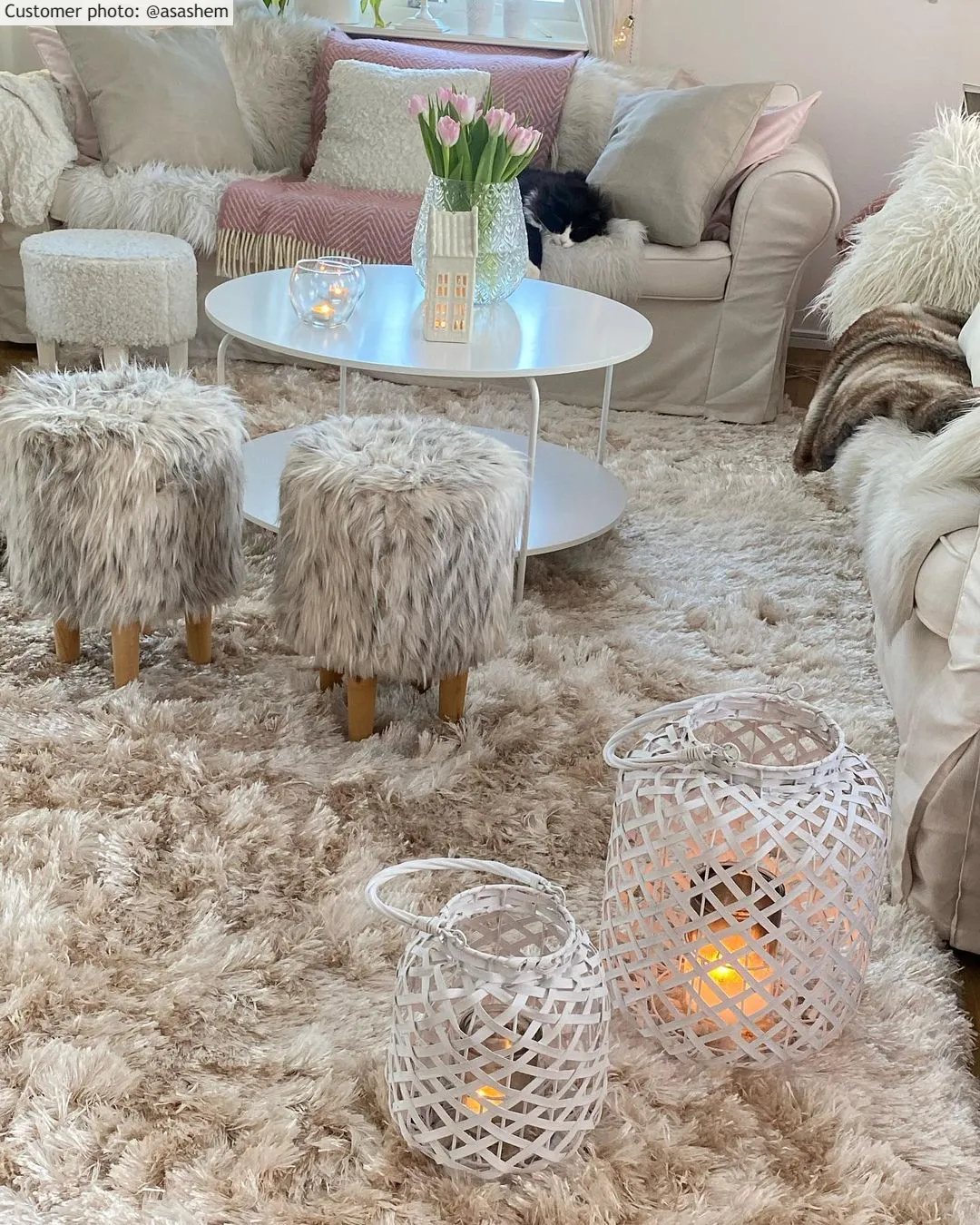 Hochflorteppiche - Janjira (offwhite)