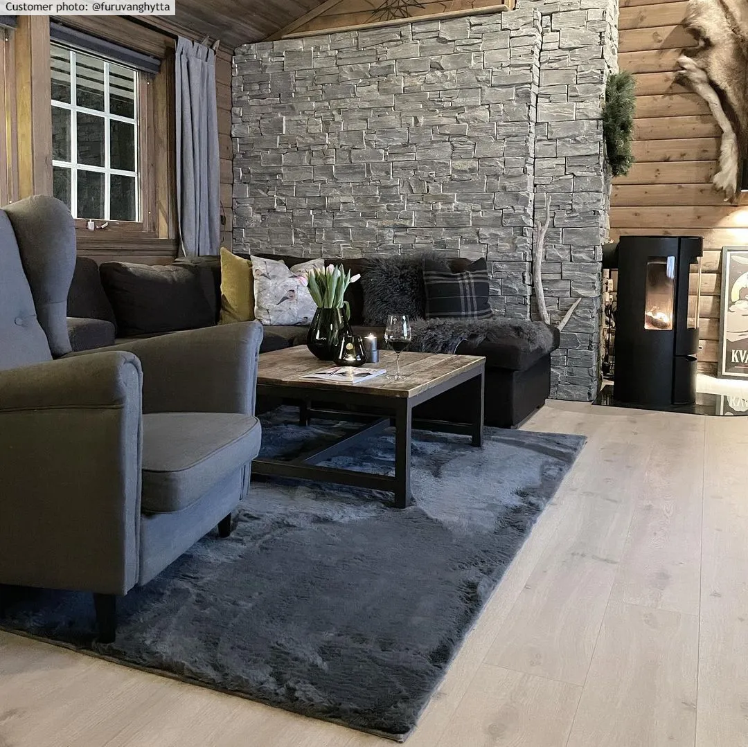 Hochflorteppiche - Aranga Super Soft Fur (anthrazit)