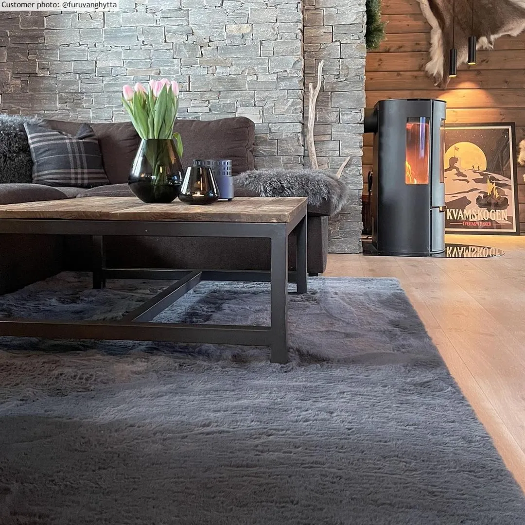 Hochflorteppiche - Aranga Super Soft Fur (anthrazit)