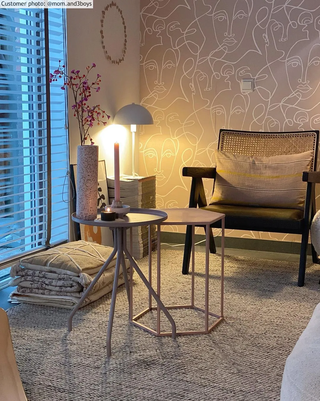 Wollteppich - Otago (grau/schwarz)