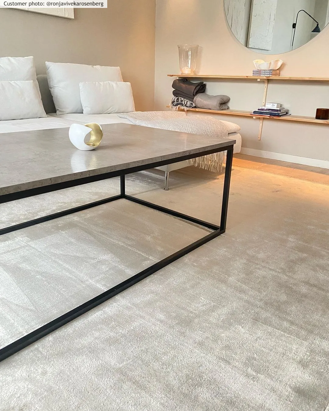 Wilton-Teppich - Art Silk (hellgrau/beige)