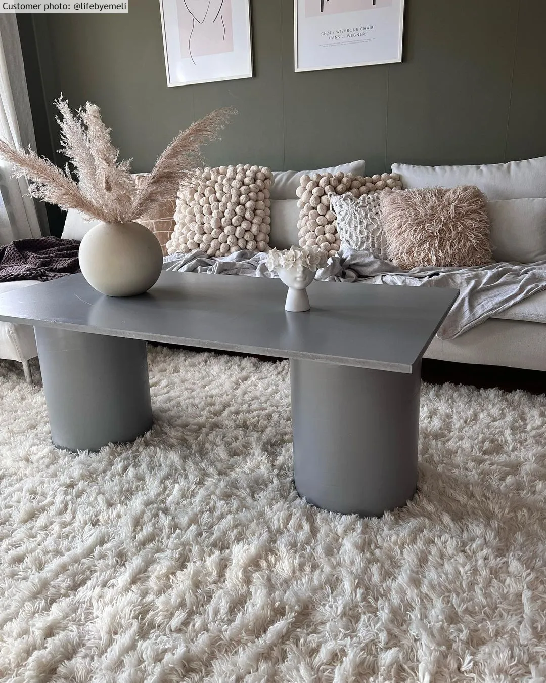 Wollteppich - Aliste Wool Shaggy (snow white)